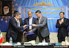 حضور وزیر راه و شهرسازی در مراسم امضاء دو تفاهم نامه ریلی در استان مرکزی