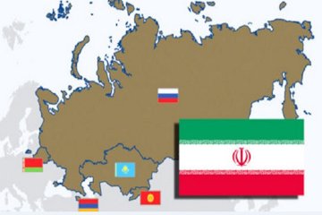 ارمنستان، پل میان ایران و اتحادیه اقتصادی اورآسیا نقشه