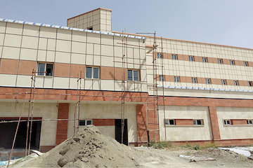 پیشرفت ۸۰ درصدی بیمارستان ۲۳۵ تختخوابی سقز بیمارستان سقز
