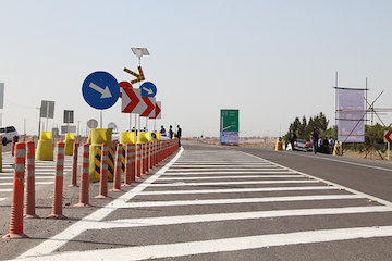 اجرای طرح نظارت و كنترل تردد وسايل نقليه  در سفرهای تابستانی در خراسان جنوبی جاده