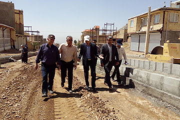 بازدید هفتگی مدیران استان کردستان از پروژههای عمران شهری سنندج بازدید