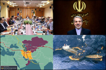 بررسی وضعیت بنادر شمال و جنوب کشور با حضور آخوندی و نوبخت/ تشکیل کمیته هوشمندسازی بنادر/ آمادگی کامل بندر چابهار برای ترانزیت کالا از هند به افغانستان گزارش آخر هفته