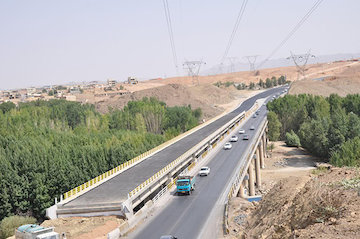 تقاطع غیرهمسطح مومنآباد- فیروزکوه افتتاح شد تقاطع غیرهمسطح