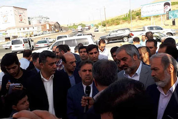 بازدید وزیر راه و شهرسازی از ۲ پروژه بازافرینی شهری ناحیه منفصل نایسر مراسم