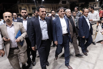 بازدید وزیر راه و شهرسازی از پیاده راه بوعلی بازديد