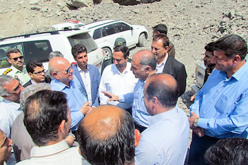 بازديد معاون وزير راه وشهرسازی از تونل عظيم كبيركوه  بازدید