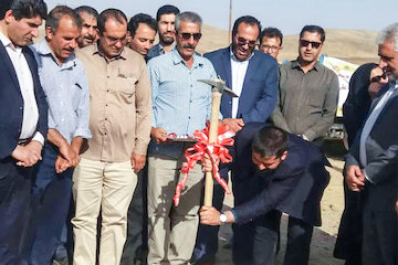 راه روستایی چشمه علی کلنگ زنی شد کلنگ زنی