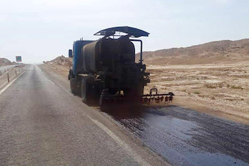 اجرای روکش آسفالت محور بیرم- فداغ روکش آسفالت