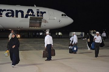 عملیات بازگشت حجاج به فرودگاه همدان پایان یافت