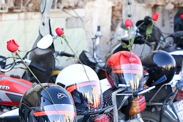 توزیع ۱۶۰ کلاه ایمنی بین موتورسواران جنوب سیستان و بلوچستان
 کلاه ایمنی