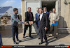 بازدید وزیر راه و شهرسازی از نیروگاه خورشیدی وزارتخانه