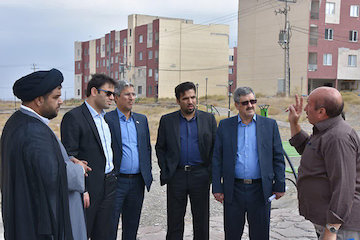 بازدید مديرعامل شركت عمران شهر جديد گلبهار از پروژه ۸۲۸ واحدی مسکن مهر  بازدید