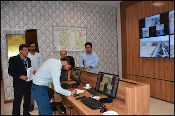 تحویل فاز یک مرکز کنترل ترافیک به شهرداری گلبهار  مرکز کنترل ترافیک