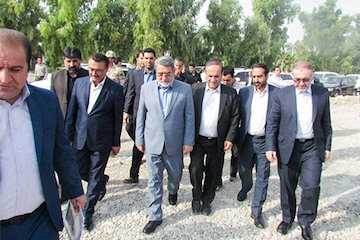 بازديد از محور ارتباطی ايلام- مهران(محور اربعين) بازدید