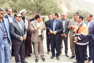 کلنگزنی راهدارخانه بزنوید  بازدید