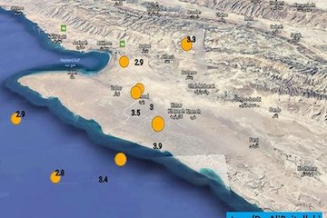 زلزله ۳.۹ ریشتری عسلویه را لرزاند زلزله عسلویه