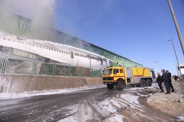 آتش سوزی فرودگاه