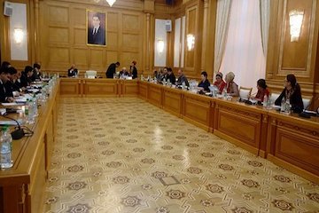 شرکت ایران در اجلاس بینالمللی هواشناسی-آبشناسی و مراقبت محیطی دریایخزر در ترکمنستان/بهرهمندی کشورهای حاشیه خزر از تجربیات ایران در مدیریت یکپارچه مناطق ساحلی جلسه