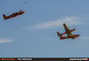 اجرای نمایش‌های هوایی در جریان نهمین نمایشگاه بین‌المللی هوایی ایران