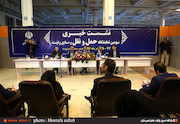 اولین نشست خبری معاونان وزیر راه و شهرسازی در نمایشگاه حمل و نقل برگزار شد