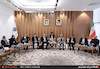نشست مشترک وزیر راه و شهرسازی ایران و وزیر اقتصاد و تجارت سوریه با فعالان اقتصادی