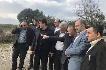 بازدید از راههای سیلزده غرب استان مازندران/ ناچیز بودن اعتبارات ۱۳۶ میلیارد تومانی برای راههای روستایی بازدید