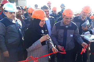 اتصال ایستگاه راه آهن مجتمع فولاد سنگان به شبکه ریلی افتتاح