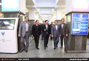 بازدید عضو هیات مدیره شرکت راه‌آهن از سایت راه‌آهن تهران
