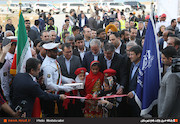 افتتاح ساختمان شماره یک عملیاتی اسکله بندر شهید بهشتی با حضور وزیر راه و شهرسازی