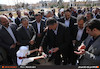  حضور وزیر راه و شهرسازی در مقبره شهدای گمنام شهر جدید گلبهار