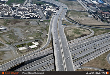 افزایش ۲.۵ درصدی تردد در محورهای برونشهری نماهای هوایی از ترافیک جاده ای