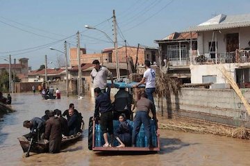 تخصیص ۱۰۰ میلیارد ریال اعتبار دوباره به استانهای گلستان و مازندران سیل