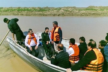 بازدید معاون و مدیران معاونت مهندسی سازمان بنادر و دریانوردی از مناطق سیل زده گلستان بازدید
