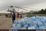 انجام پروازهای امدادی در فرودگاه خرم آباد