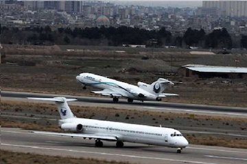 اعزام و پذيرش نزديک به سه ميليون مسافر هوايي تا ۱۴ فروردين هواپیما فرودگاه پرواز