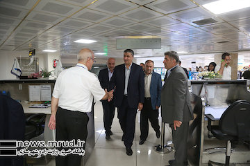 بازدید وزیر راه و شهرسازی از فرودگاه مهرآباد