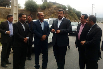 آغاز بهسازی راه دسترسی به شهرک صنعتی نوشهر نظری