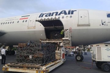 ارسال بیش از ١٧٠ تن بار از شهر فرودگاهی امام خمینی(ره)به عربستان کارگو