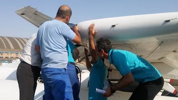 حادثه برای هواپیمای بدون مسافر ایران ایر در فرودگاه ساری/ تمام هواپیماهای هما عملیاتی هستند/ پرواز حجاج بدون مشکل در حال انجام است هواپیمایی