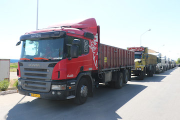 جابهجایی یک میلیون و ۱۶۹ هزار تن کالا در استان ایلام کامیون