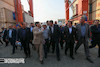 افتتاح ۱۵ دستگاه ترانستینر ساخت ایران در بندر شهید رجایی با حضور وزیر راه و شهرسازی