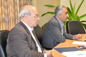 نشست مشترك نماينده مجلس شورای اسلامي با مديركل راه وشهرسازی استان اصفهان برگزار شد  دلیگانی