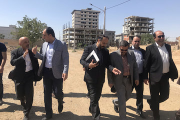 بازدید معاون عمران و بهسازی شرکت بازآفرینی شهری ایران از محلات هدف بازآفرینی استان خراسان شمالی علوی