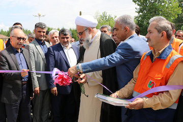 بهرهبرداری همزمان از ۱۷ پروژه راهداری در شهرستان صومعه سرا صورت پذیرفت افتتاح راه در صومعه سرا