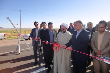 بهرهبرداري از  ۴.۷ كيلومتر از جاده جديد محور اصلي رباط سنگ – كدكن شهرستان تربت حيدريه افتتاح راه تربت