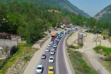 کاهش ۲.۹ درصدی تردد در محورهای برونشهری نسبت به روز قبل تردد