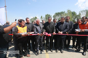  افتتاح پل بالارستم قائمشهر با حضور وزیرراه و شهرسازی