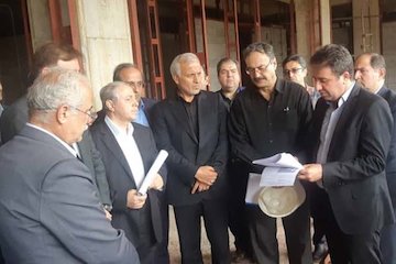 بازدید رییس کمیسیون بهداشت مجلس و  استاندار گیلان از بیمارستان ۴۰۰ تختوابی لاکان رشت بازدید نوبخت