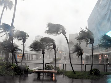 تایفون طوفان لکیما