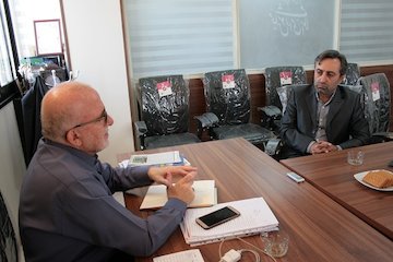 دیدار خورشیدی مدیرکل هواشناسی اصفهان با نماینده مجلس